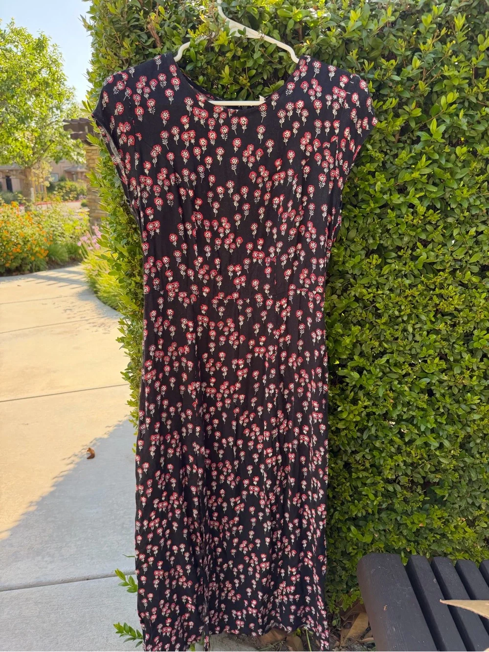 Free People floral, cottagecore, festival maxi dress